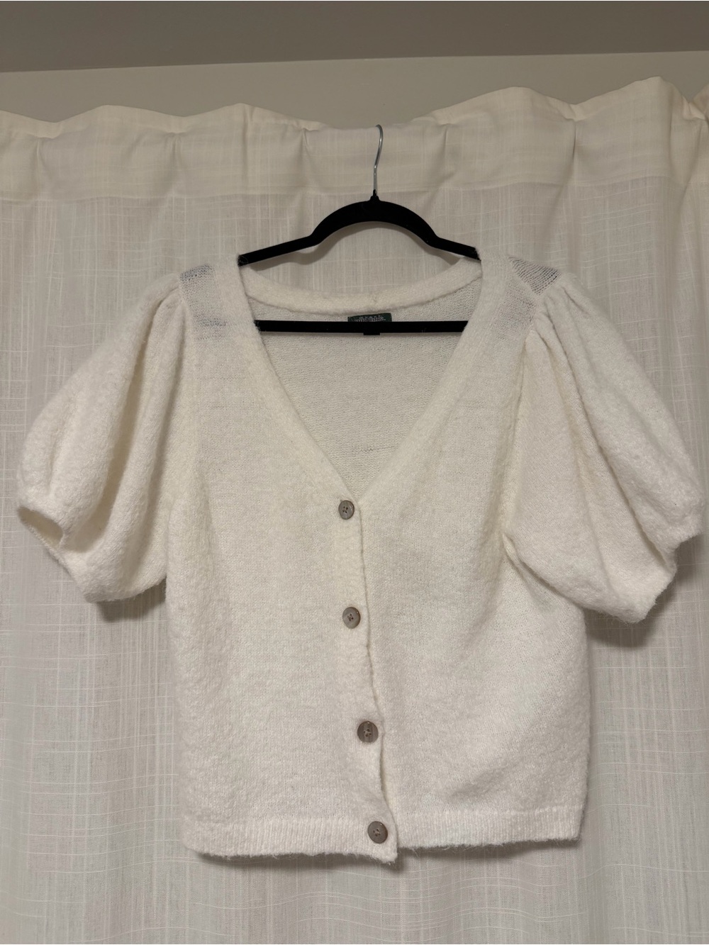 Wild Fable Cream Knit Button Cardigan